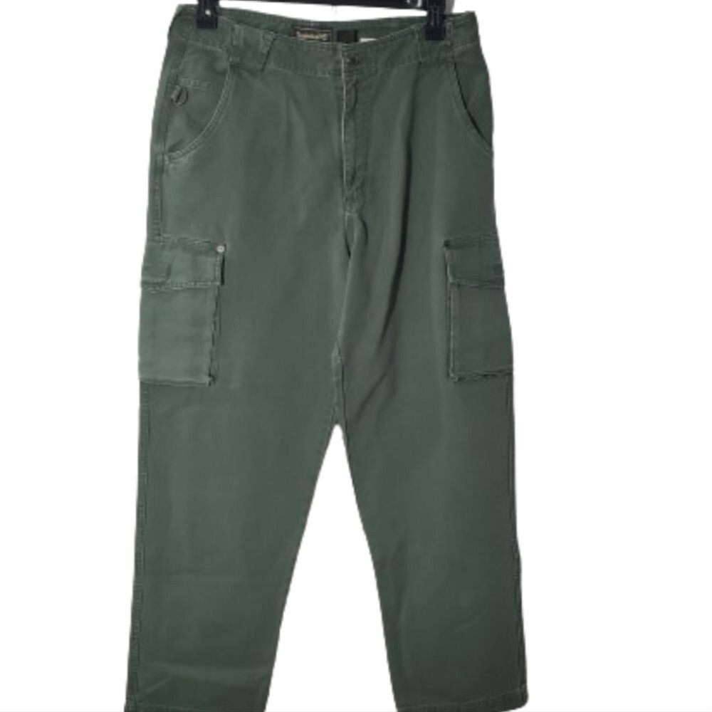Timberland 1999 Y2K Cotton Cargo Utility Pants Vintage 34W
